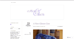 Desktop Screenshot of cottonandlinen.com