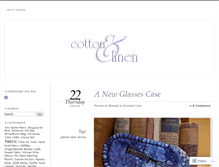 Tablet Screenshot of cottonandlinen.com